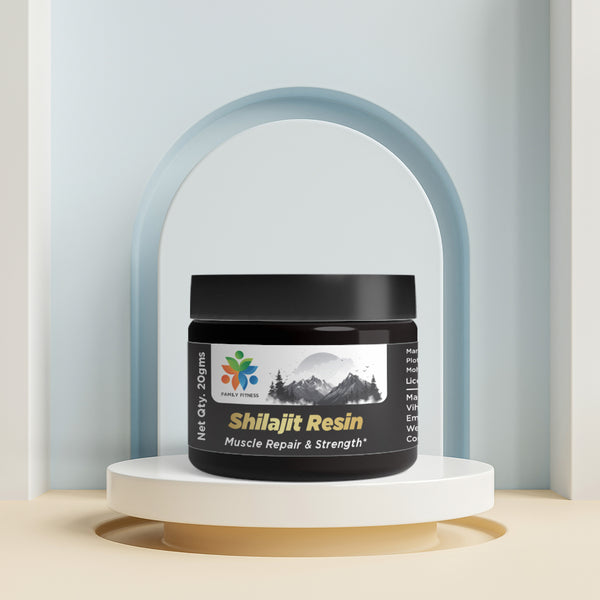 Family Fitness Himalayan Shilajit Resin – Pure Energy, Stamina & Muscle Recovery
